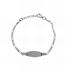 Foto de 20-A3+1B60G - PULSERA PLATA PLACA GRABADA 3X1 16CM (INCLUIDO ALARGADOR 2CM)