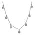 Foto de 25-1497 - GARGANTILLA PLATA 15 DISCOS 4MM 42CM (ALARGADOR 3CM)