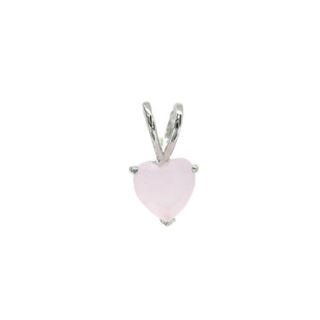 Foto de 25-0012CR - COLGANTE PLATA CORAZÓN ROSA 6MM