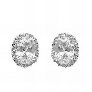 Foto de 25-284 - PENDIENTES PLATA CIRCONITA 9X7MM