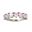 Foto de 25-0051R - SORTIJA PLATA CORAZONES CIRCONITA ROSA 5MM