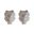 Foto de 35-772110 - *OFERTA* PENDIENTES PLATA BÚHO 10X8MM