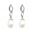 Foto de 43-4908 - *OFERTA* PENDIENTES PLATA PERLA CIRCONITA 23MM
