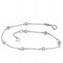 Foto de 45-491B - PULSERA OCHO CHATONES 3MM 18CM (ANILLA A 1.5CM) O.B. 18K