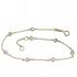 Foto de 45-491 - PULSERA OCHO CHATONES 3MM 18CM (ANILLA A 1.5CM) 18K