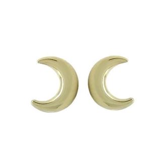 Foto de 51-2203147 - PENDIENTES LUNA BRILLO 8.5MM 18K