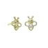 Foto de 51-2203114 - PENDIENTES ABEJA CALADA 7MM 18K