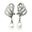 Foto de 59-AG440 - PENDIENTES PLATA OMEGA PERLA CIRCONITA 33MM