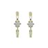 Foto de 62-1337 - PENDIENTES ARO 1MM CIRCONITA 3MM 14MM 18K