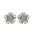 Foto de 70-670B - PENDIENTES FLOR CIRCONITA 6X6MMO.B. 18K