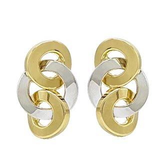 Foto de 71-11059 - PENDIENTES NUDO BICOLOR 16MM CATALÁN 18K