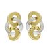 Foto de 71-11059 - PENDIENTES NUDO BICOLOR 16MM CATALÁN 18K