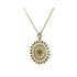 Foto de 12-1343G - GARGANTILLA PIEDRAS COLOR 15MM 40CM (ALARGADOR 3CM) 18K