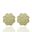Foto de 62-1156 - PENDIENTES MANDALA FLOR SATINADO 9MM 18K