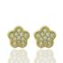 Foto de 51-200255011 - PENDIENTES FLOR CIRCONITA 8MM 18K