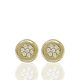 Foto de 51-57607 - PENDIENTES CIRCONITA 6MM 18K