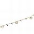 Foto de 28-200342 - PULSERA CORAZONES TRICOLOR 12MM 17CM (ALARGADOR 2CM) 18K