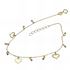 Foto de 28-200342 - PULSERA CORAZONES TRICOLOR 12MM 17CM (ALARGADOR 2CM) 18K