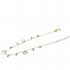 Foto de 28-200342 - PULSERA CORAZONES TRICOLOR 12MM 17CM (ALARGADOR 2CM) 18K