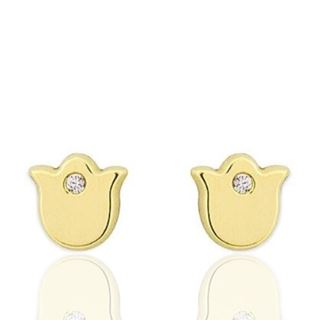 Foto de 51-200297201 - PENDIENTES TULIPÁN CIRCONITA 5MM 18K