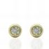 Foto de 70-002 - PENDIENTES BOLA CRYSTALLATO 5MM 18K