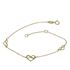 Foto de 28-9811 - PULSERA CORAZÓN-INFINITO 8MM 19CM (ANILLA A 2CM) 18K