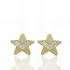 Foto de 99-PT789 - PENDIENTES ESTRELLA CIRCONITA 5.5MM 18K