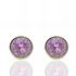 Foto de 70-4MMR - PENDIENTES CHATÓN ROSA 4MM 18K
