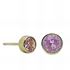 Foto de 70-4MMR - PENDIENTES CHATÓN ROSA 4MM 18K