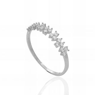 Foto de 10-682-219BS - SORTIJA CIRCONITA 3MM O.B. 18K