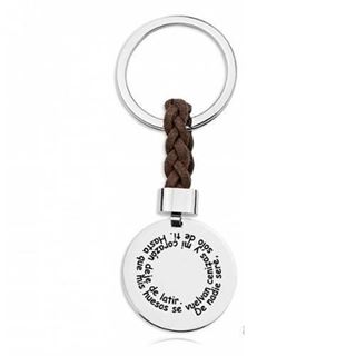 Foto de 18-AC420331 - LLAVERO ACERO PERSONALIZADO 85X30MM