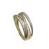 Foto de 28-200259S - SORTIJA TRICOLOR CIRCONITA 8.20MM 18K