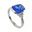 Foto de 32-3561A - *OFERTA* SORTIJA PLATA CIRCONITA PIEDRA AZUL