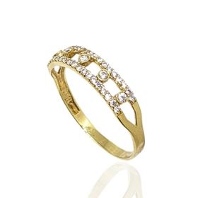 Foto de 40-6703S - SORTIJA CIRCONITA 4MM 18K