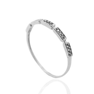Foto de 40-7276BS - SORTIJA CIRCONITA 3MM O.B. 18K