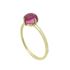 Foto de 90-6283FS - SORTIJA PIEDRA FUCSIA 7MM 18K