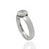 Foto de 90-6165BS - SORTIJA CIRCONITA 4MM (BRAZO 3.5MM) O.B. 18K