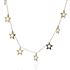 Foto de 10-501-133G - GARGANTILLA 9 ESTRELLAS 7MM 42CM (ALARGADOR 3CM) 18K