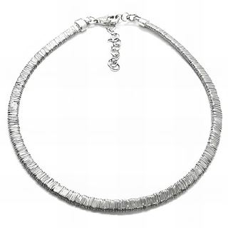 Foto de 39-0007G - *OFERTA* GARGANTILLA PLATA MATE 3MM 42CM (3CM ALARGADOR)