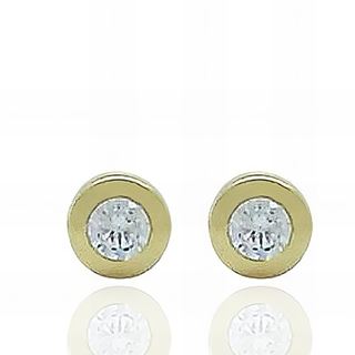 Foto de 51-2002569 - PENDIENTES CHATÓN 4MM-6.5MM 18K