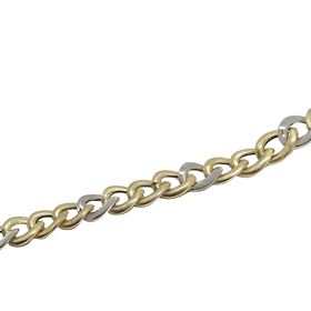 Foto de 10-458-1085 - PULSERA BICOLOR 9MM 19CM (5,60gr) 18K