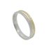 Foto de 10-351-1136-19 - ALIANZA BICOLOR MARTELADO CONFORT 4MM 18K