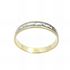 Foto de 10-351-312-15 - ALIANZA LAPIDADA BICOLOR 3MM 18K