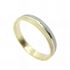 Foto de 10-351-324-14 - ALIANZA FILO BRILLO BICOLOR 3MM 18K
