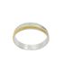 Foto de 10-351-373-14 - ALIANZA BICOLOR MATE Y BRILLO 4MM 18K