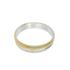 Foto de 10-351-373-14 - ALIANZA BICOLOR MATE Y BRILLO 4MM 18K