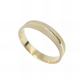 Foto de 10-351-479-15 - ALIANZA MATE FILO BRILLO 4MM 18K