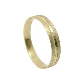 Foto de 10-351-615-15 - ALIANZA FACETADA 3.5MM 18K