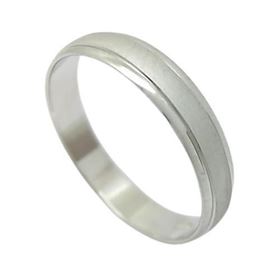 Foto de 10-351-672-15 - ALIANZA CENTRO MATE 4MM O.B. 18K