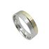 Foto de 10-351-820-13 - ALIANZA BICOLOR MATE-BRILLO 5MM 18K